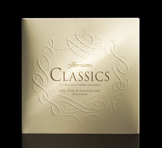 Thorntons branded packaging design picture